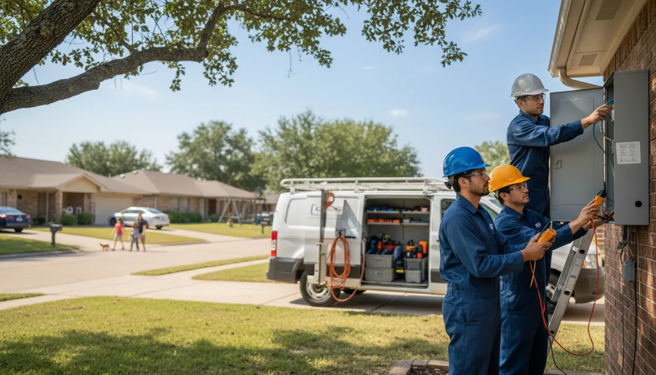 Certified electrician providing emergency electrical services in Avoca, NE